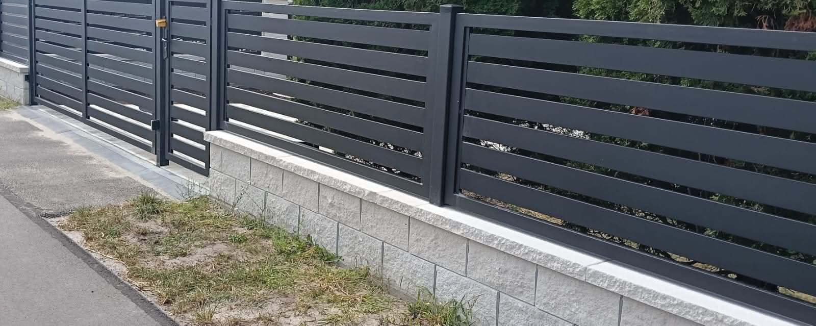 Brama przesuwna i przęsła